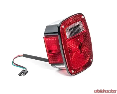 Quadratec Driver Side Tail Light Assembly for Jeep CJ-5 | CJ-7 | CJ-8 1981-1986 - 211029 PLUG 1